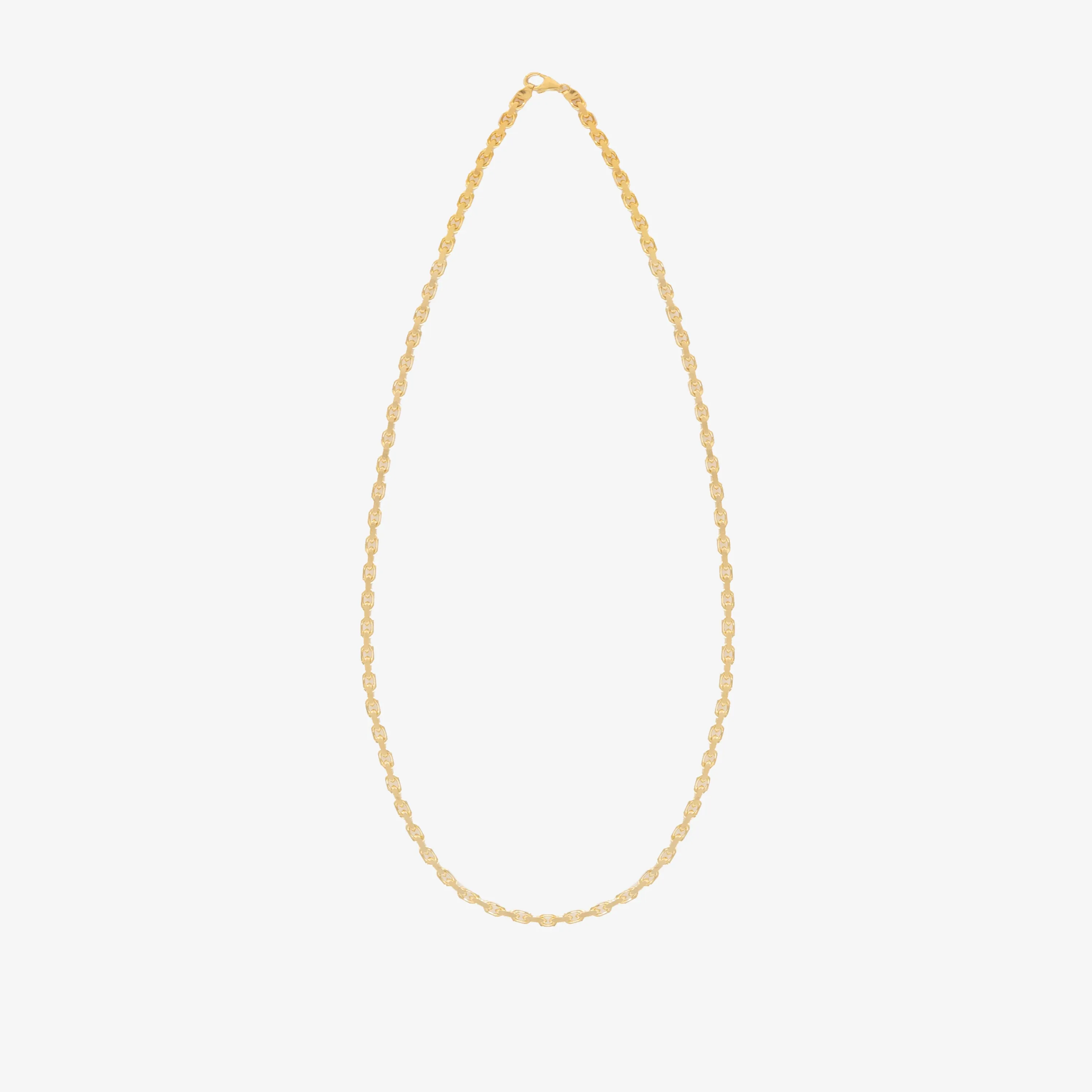 14Kt Gold Cable Link Chain Necklace