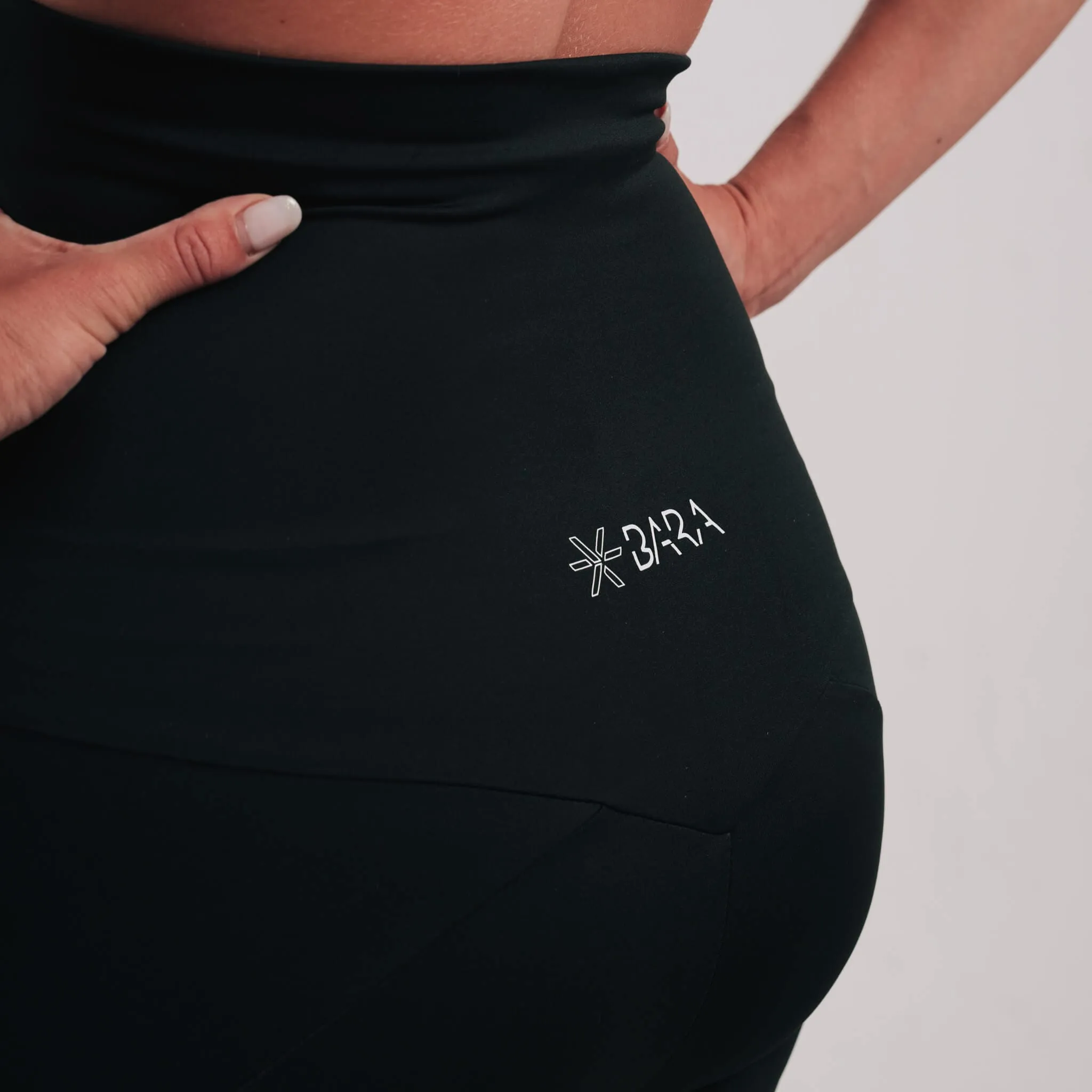 Black Maternity Pocket Shorts