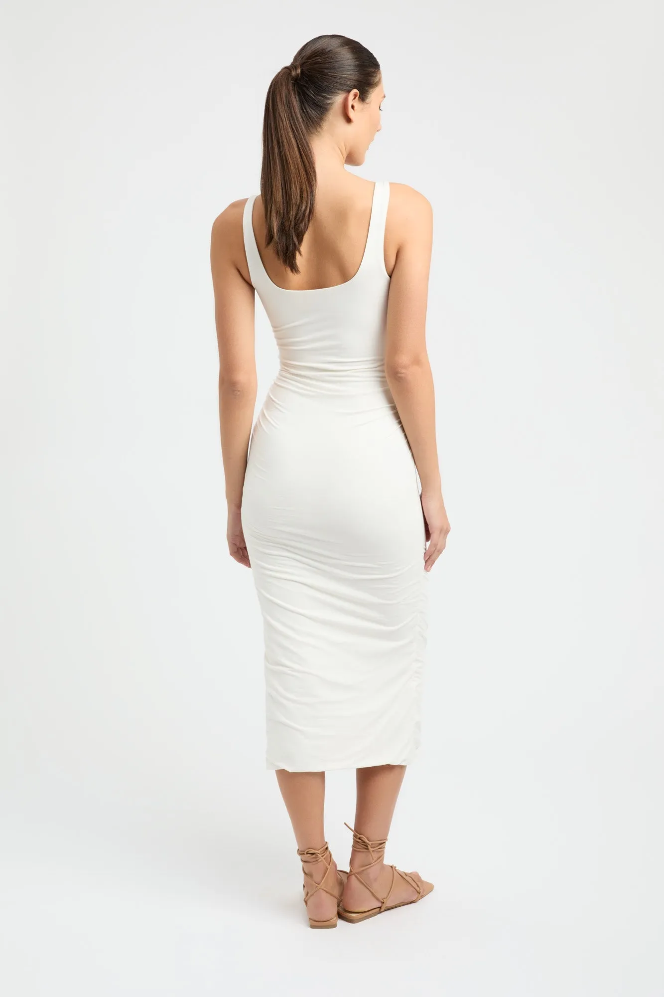 Brittney Deep Vee Dress