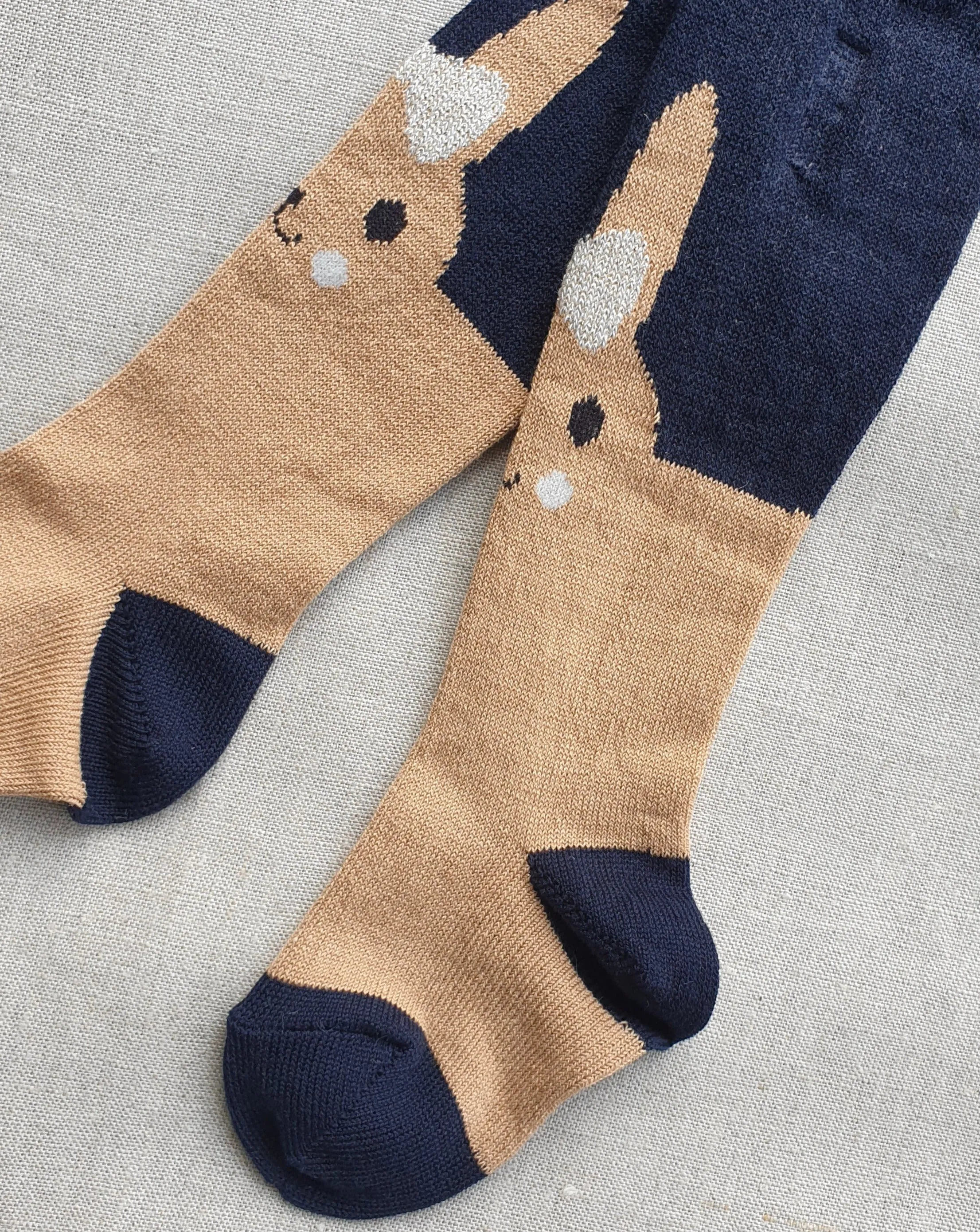 Condor Rabbit Tights (#480 Navy)
