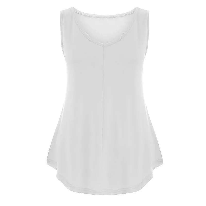 Cotton Sleeveless Casual Simple Vest