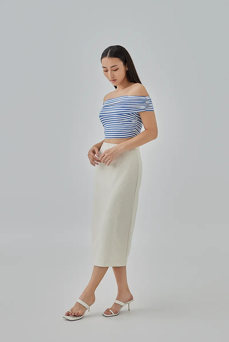 Emi Pencil Slit Skirt