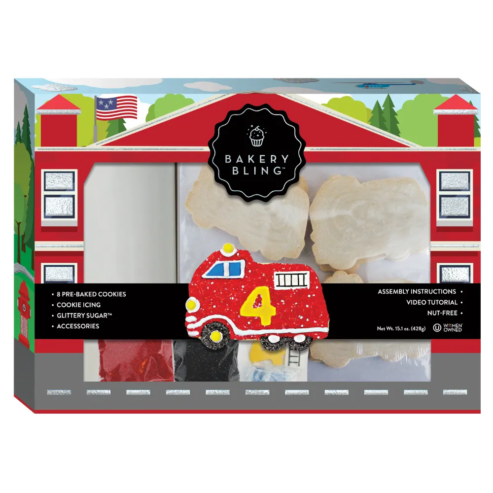 Firetruck Designer Cookie Kit