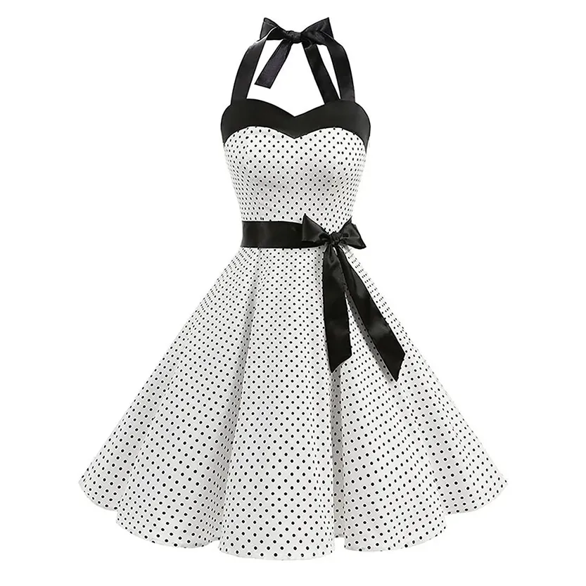 Funki Buys | Dresses | Women's Rockabilly Swing Halter Dress