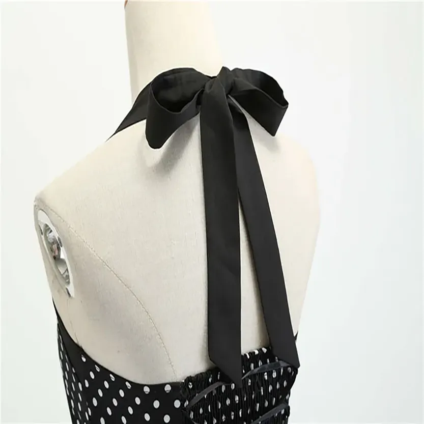 Funki Buys | Dresses | Women's Rockabilly Swing Halter Dress