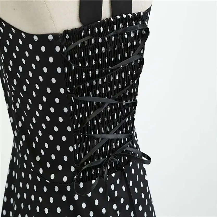 Funki Buys | Dresses | Women's Rockabilly Swing Halter Dress
