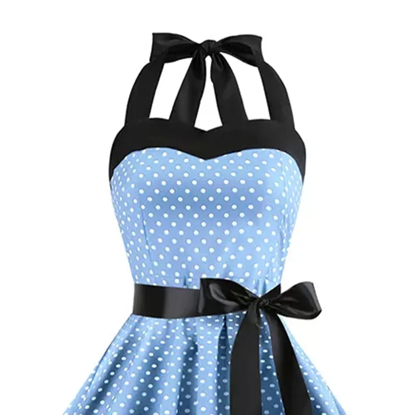 Funki Buys | Dresses | Women's Rockabilly Swing Halter Dress