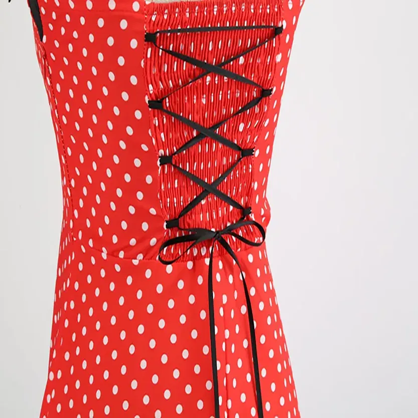 Funki Buys | Dresses | Women's Rockabilly Swing Halter Dress