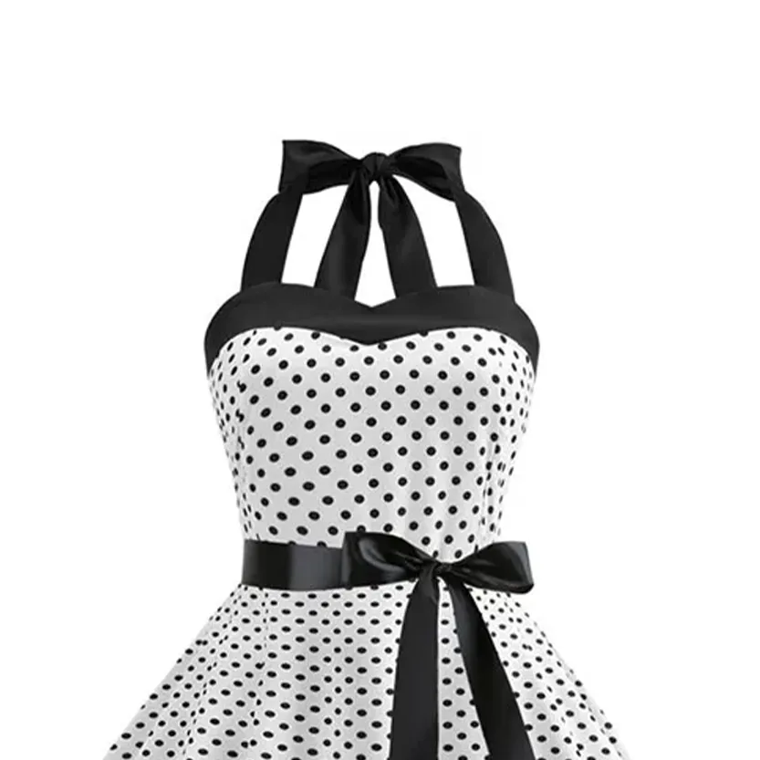 Funki Buys | Dresses | Women's Rockabilly Swing Halter Dress