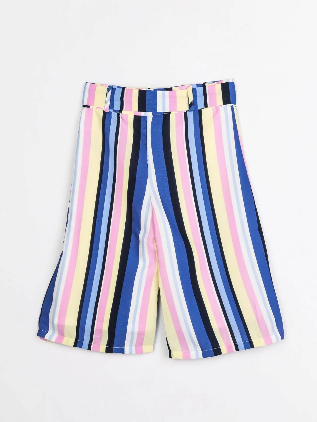 Girls Assorted Printed Culottes With Belt 12570