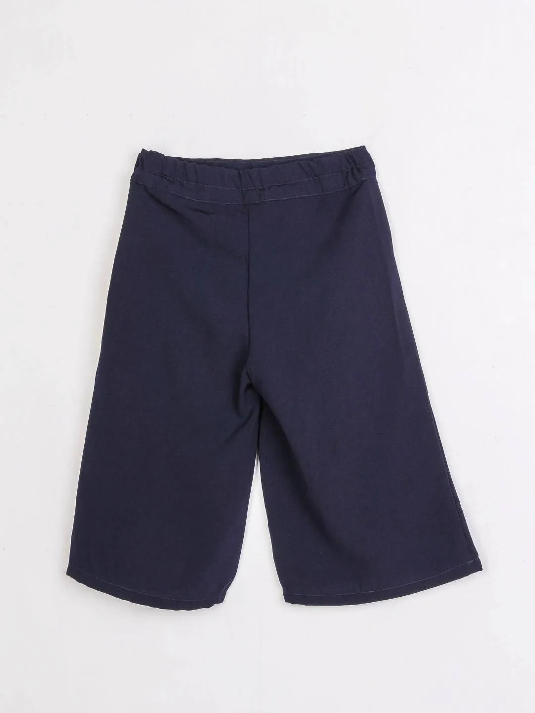 Girls Navy Blue Regular Culottes 12527
