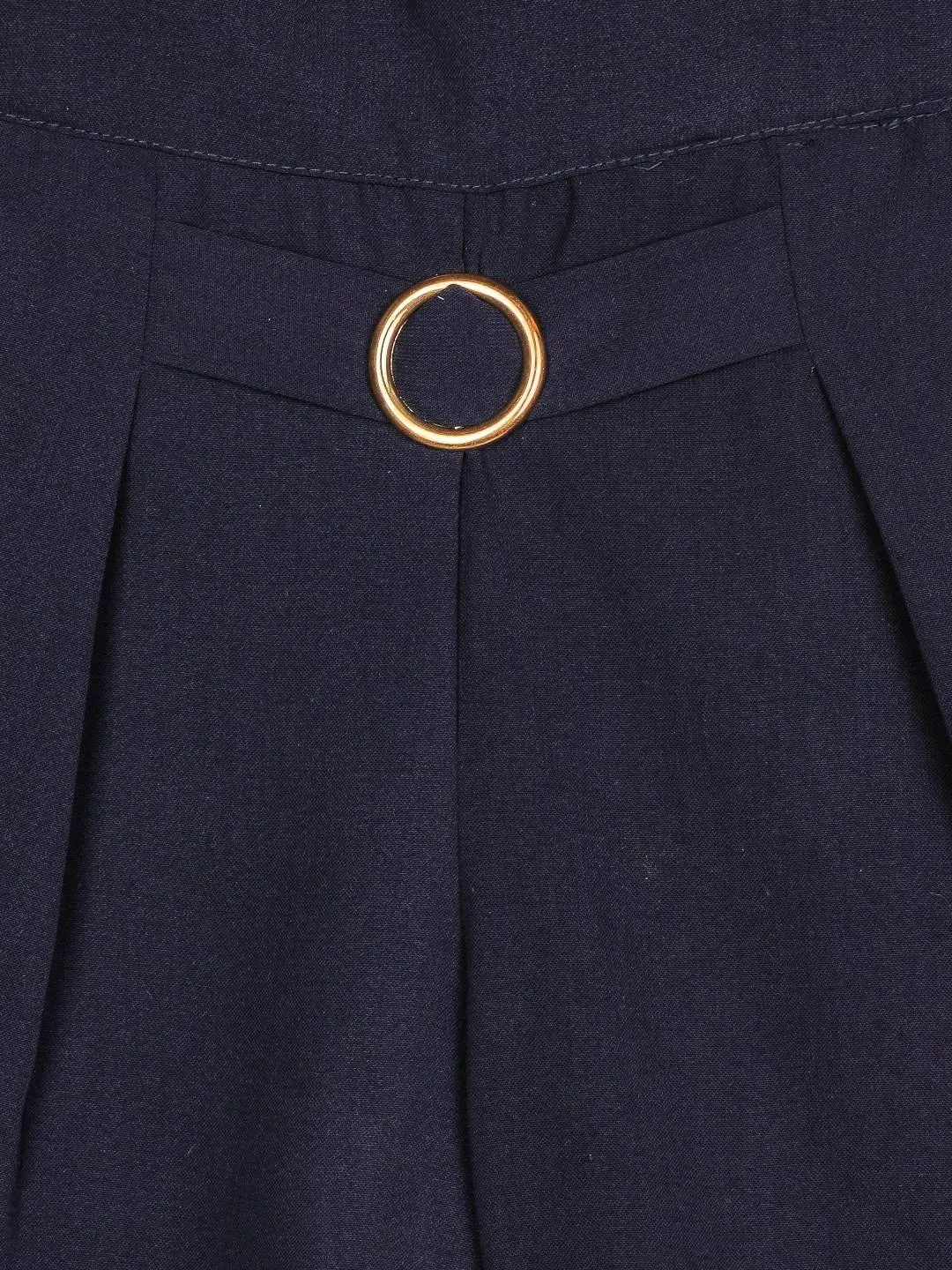 Girls Navy Blue Regular Culottes 12527