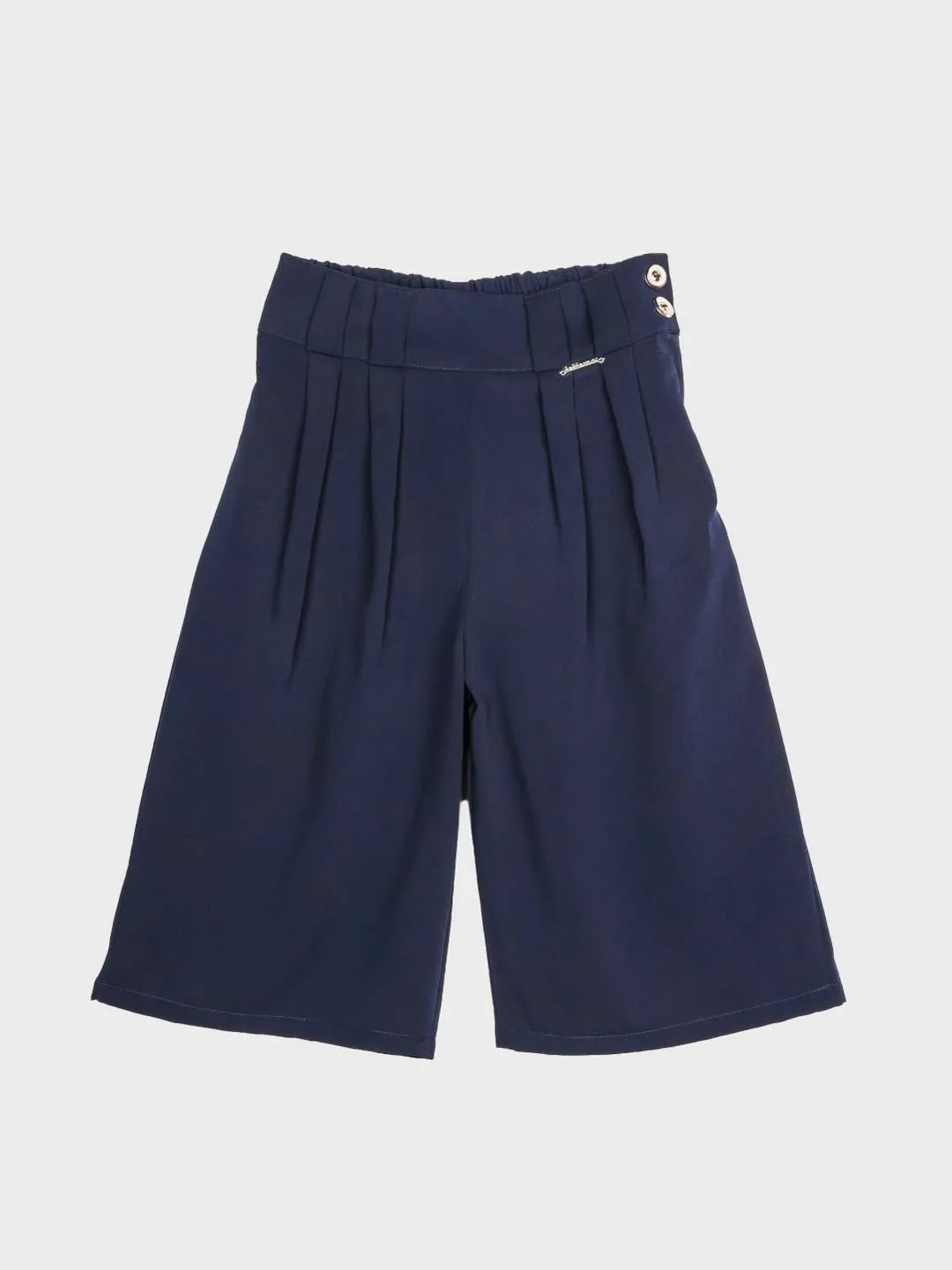 Girls Navy Blue Regular Culottes 12595