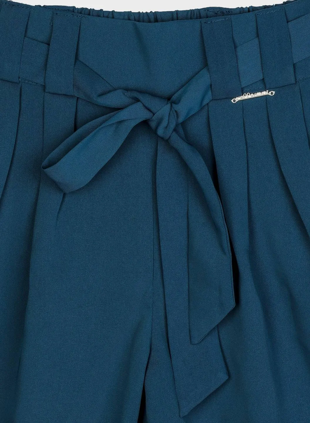 Girls Navy Blue Regular Culottes 12595