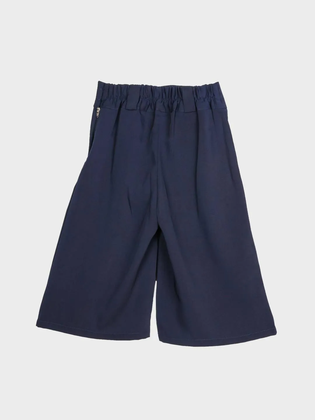 Girls Navy Blue Regular Culottes 12595