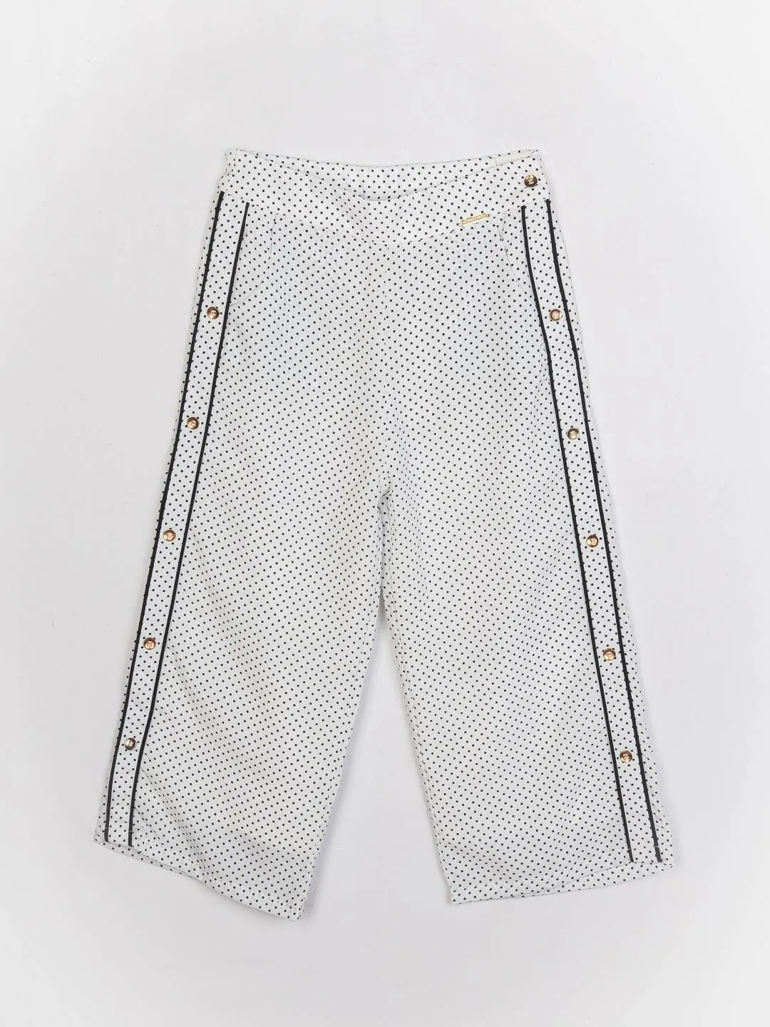 Girls Off White Regular Culottes 12703