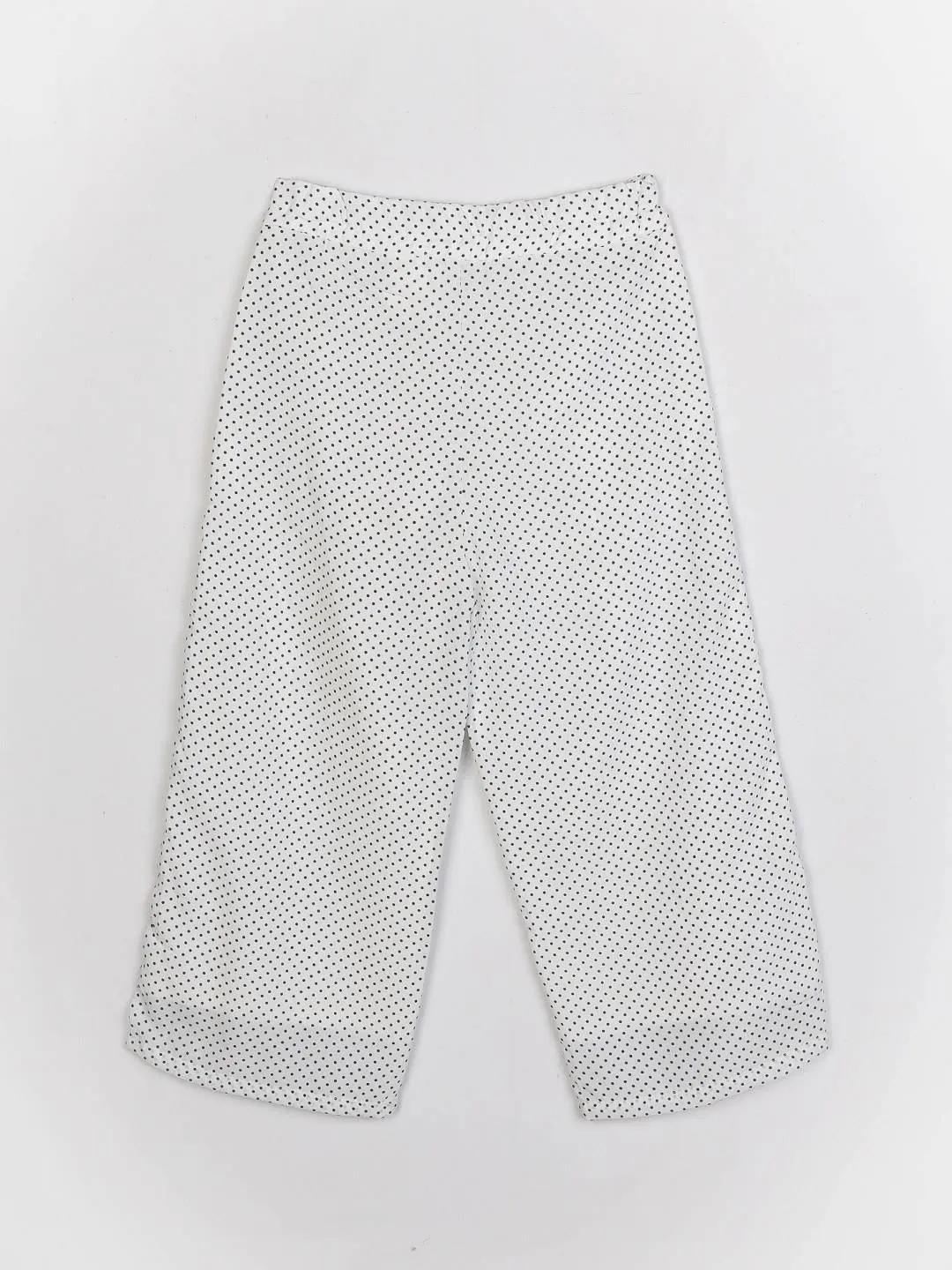 Girls Off White Regular Culottes 12703