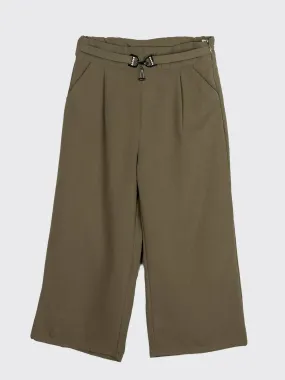 Girls Olive Regular Culotte 12723