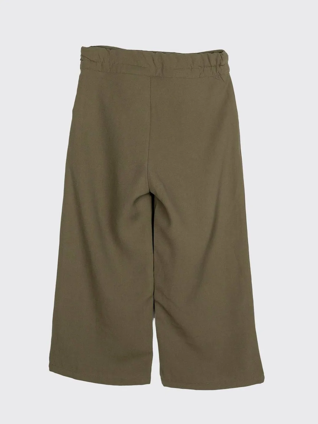 Girls Olive Regular Culotte 12723