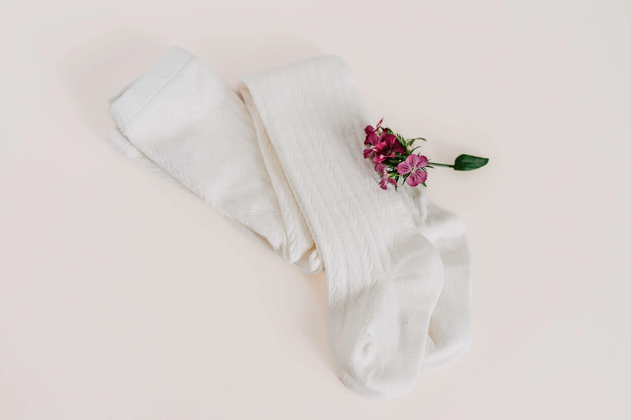 Little Love Bug Cable Knit Tights