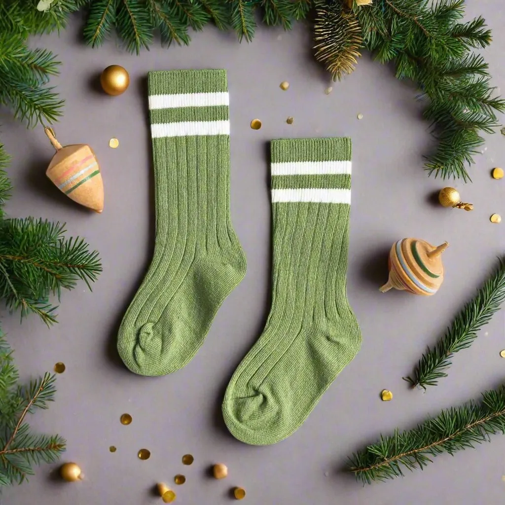 LLB Striped Knee High Socks