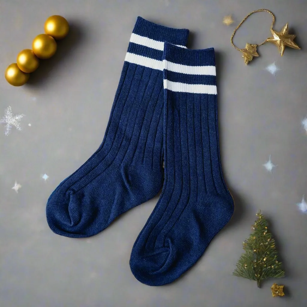 LLB Striped Knee High Socks
