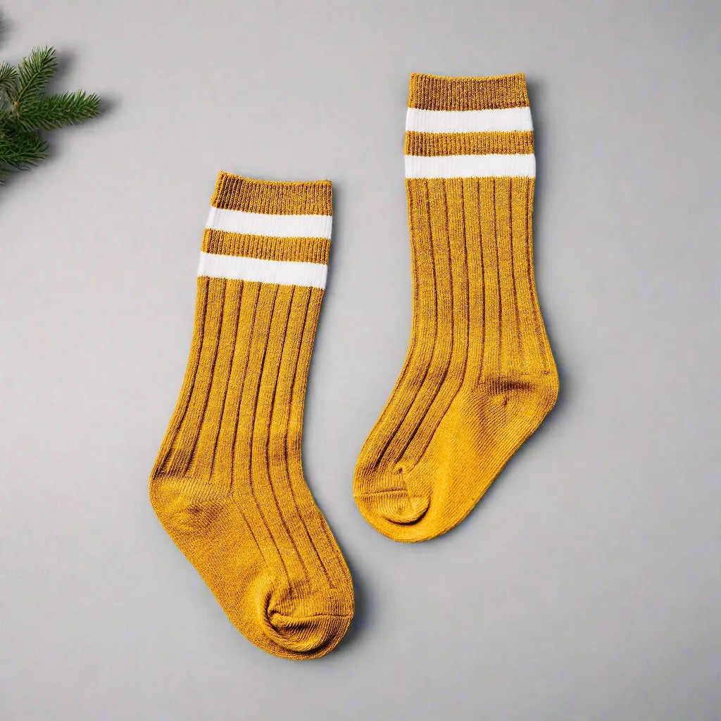 LLB Striped Knee High Socks