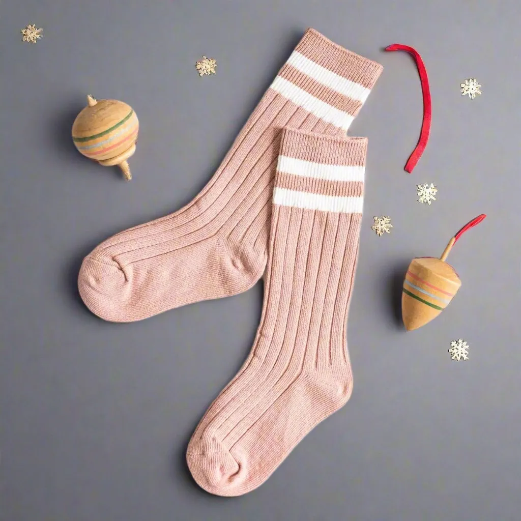LLB Striped Knee High Socks