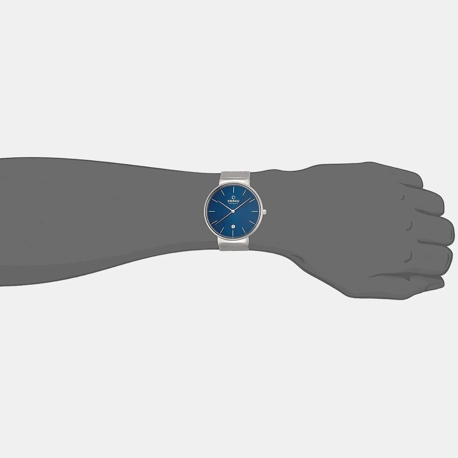 Men's Blue Analog Stainless Steel Watch V153GDCLMC