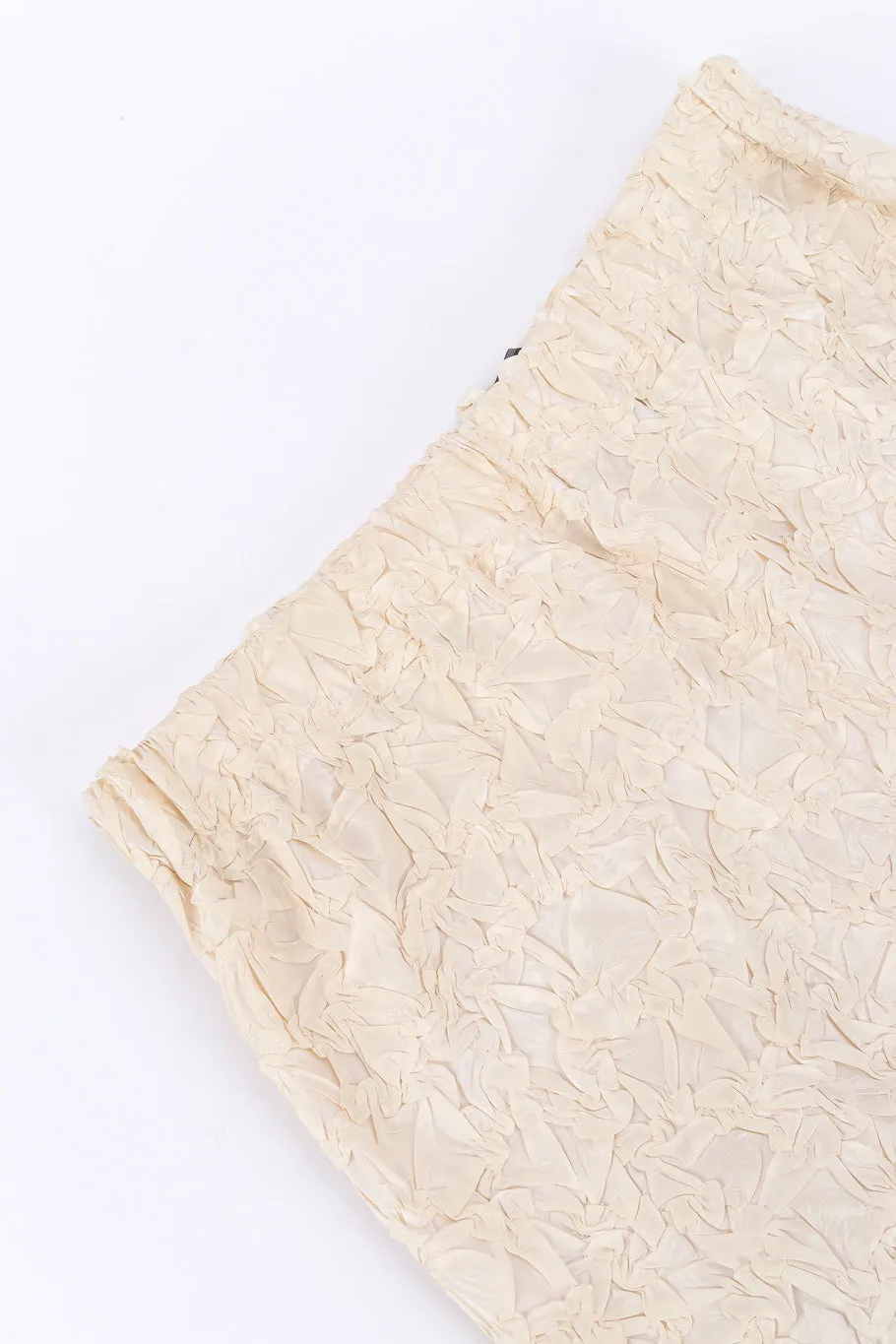 Plissé Pencil Skirt