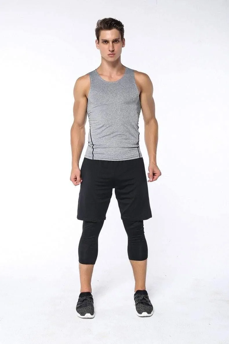 Pro Compression 3/4 Fitness Tights