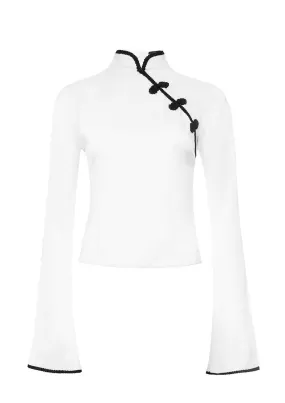 Sake Top White Satin