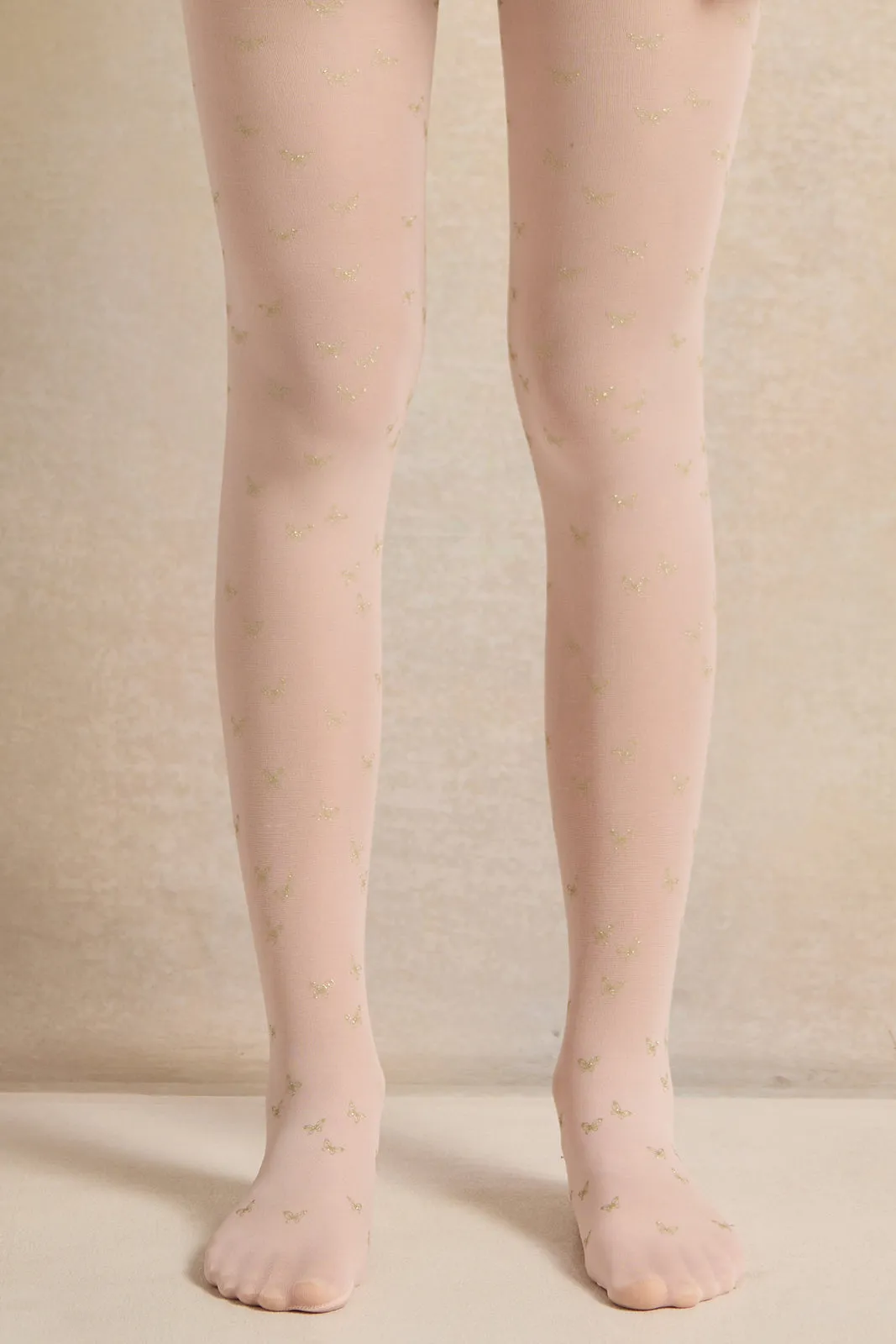 Senior Girls Pink Tights