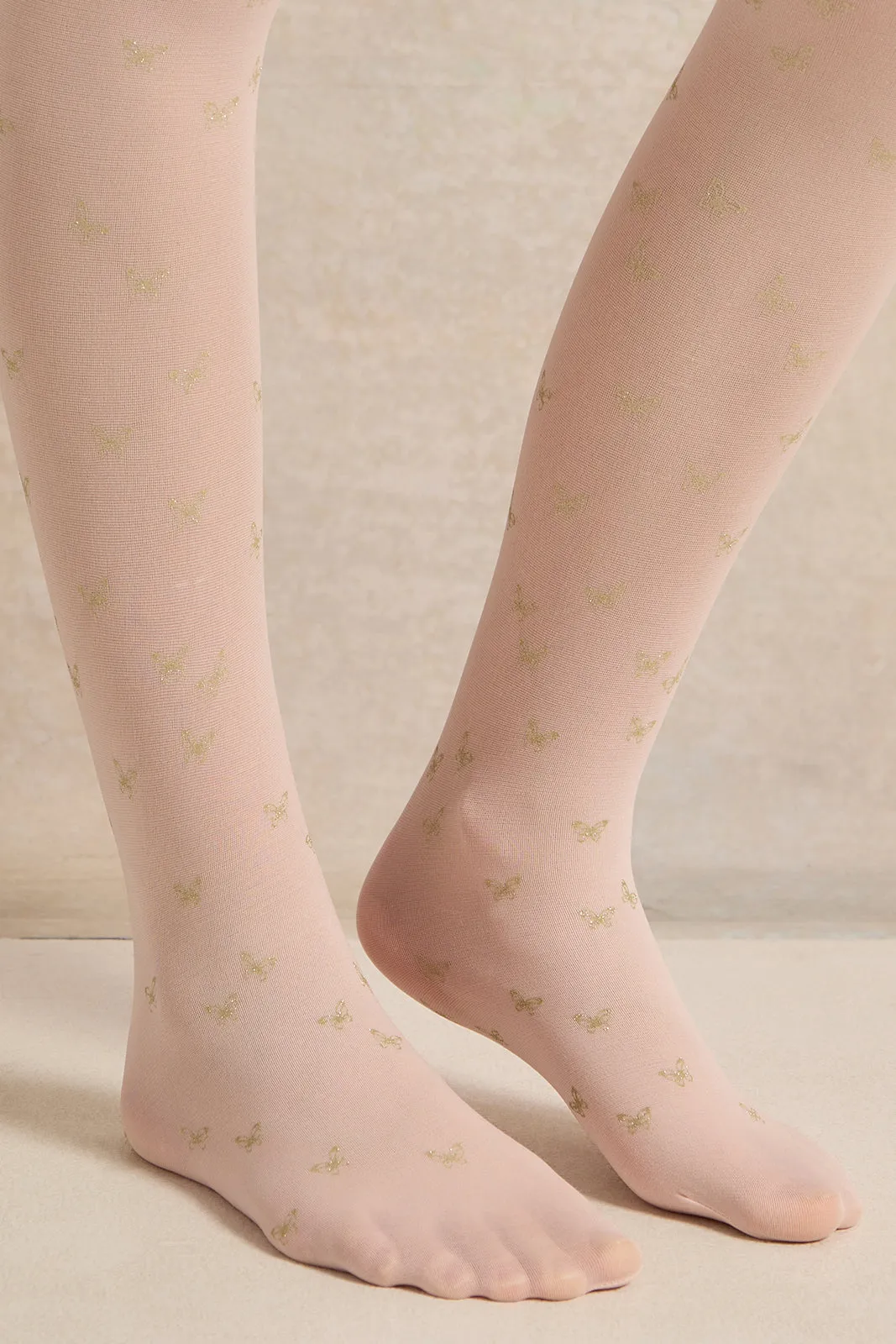 Senior Girls Pink Tights