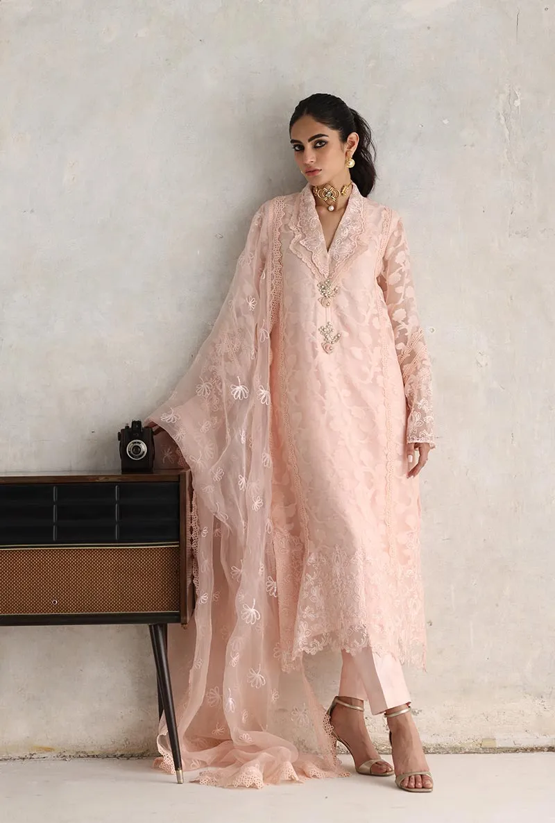 Shalwar Kameez Women in Blush Pink Shade 2021 #PF170