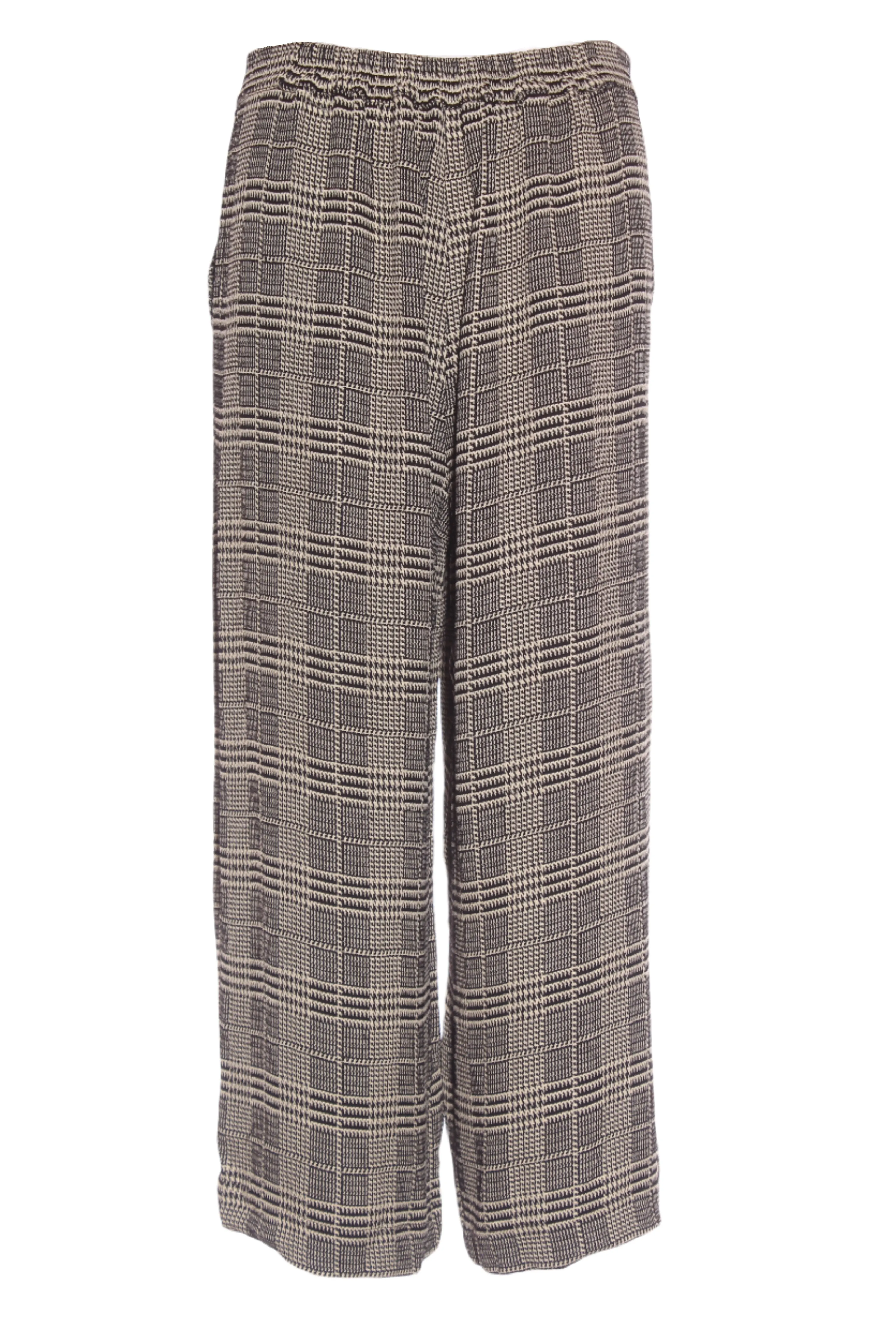 SILLS - Plaid houndstooth woven viscose culottes! 12