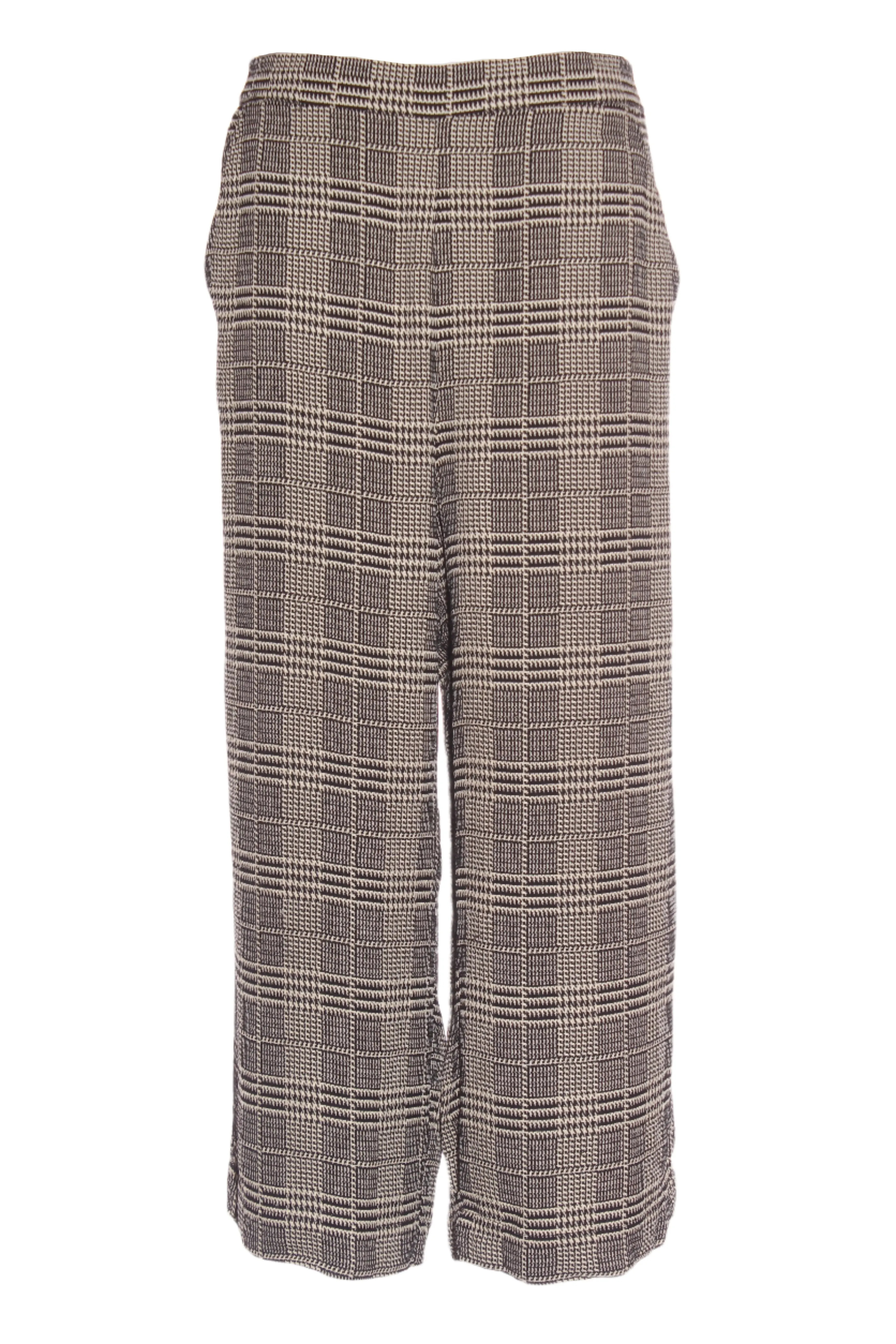 SILLS - Plaid houndstooth woven viscose culottes! 12