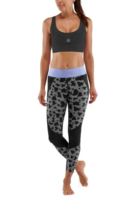 SKINS Women's Compression 7/8 Tights 3-Series - Animal Black