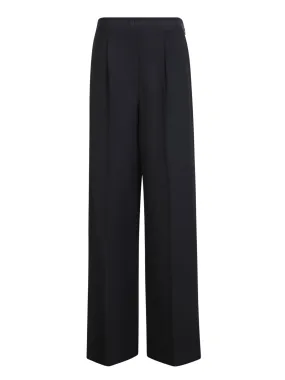 Wide leg black trousers